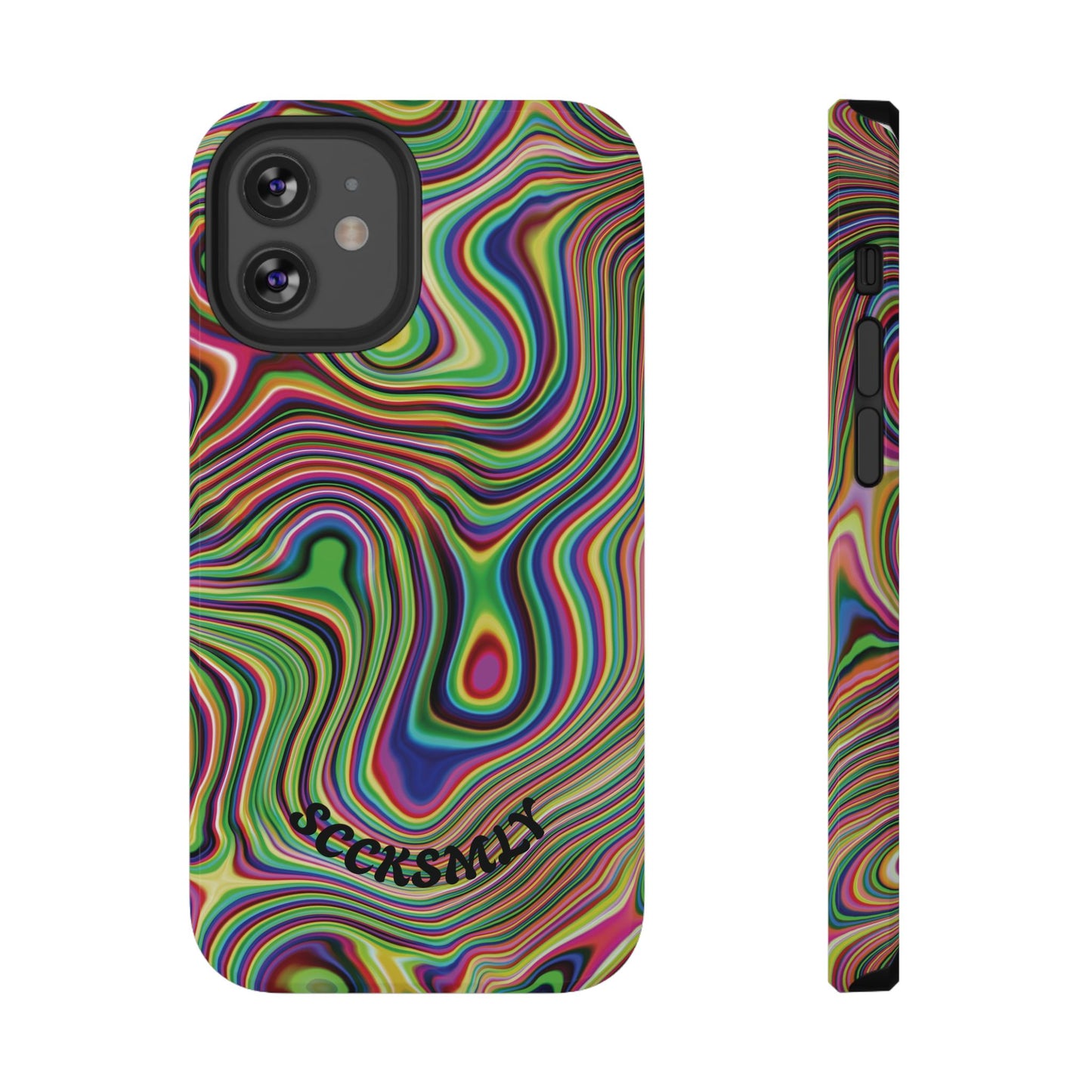 Acid Swirl Phone Case for Apple
