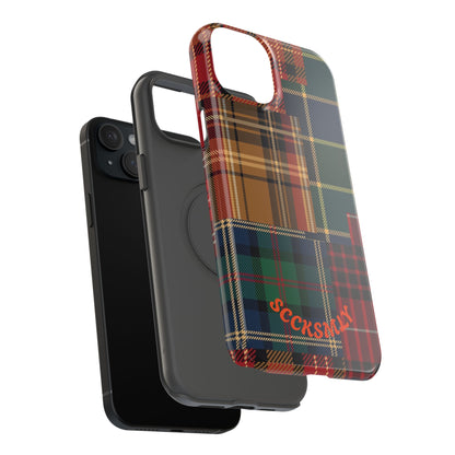 Heritage Hues Patchwork Tough Phone Case for Apple