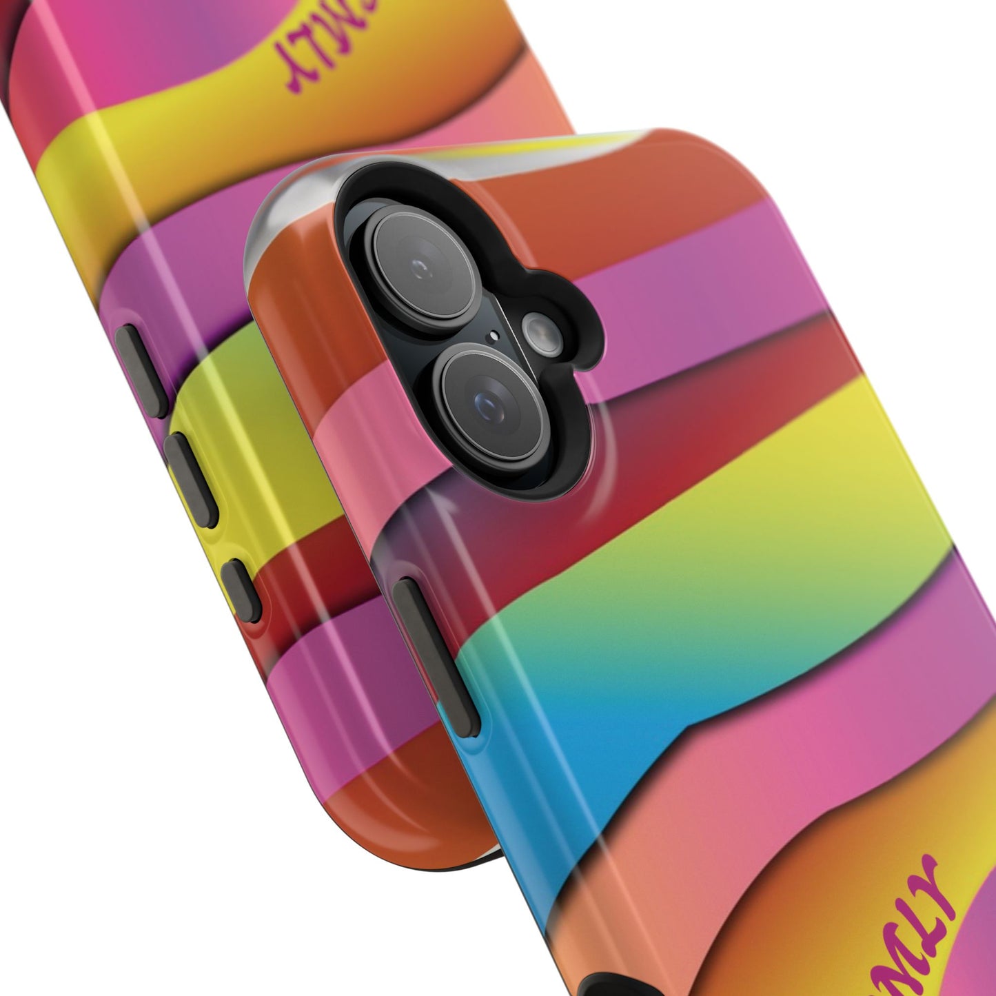 Modern Retro Rainbow Phone Case for "IOS or Apple"