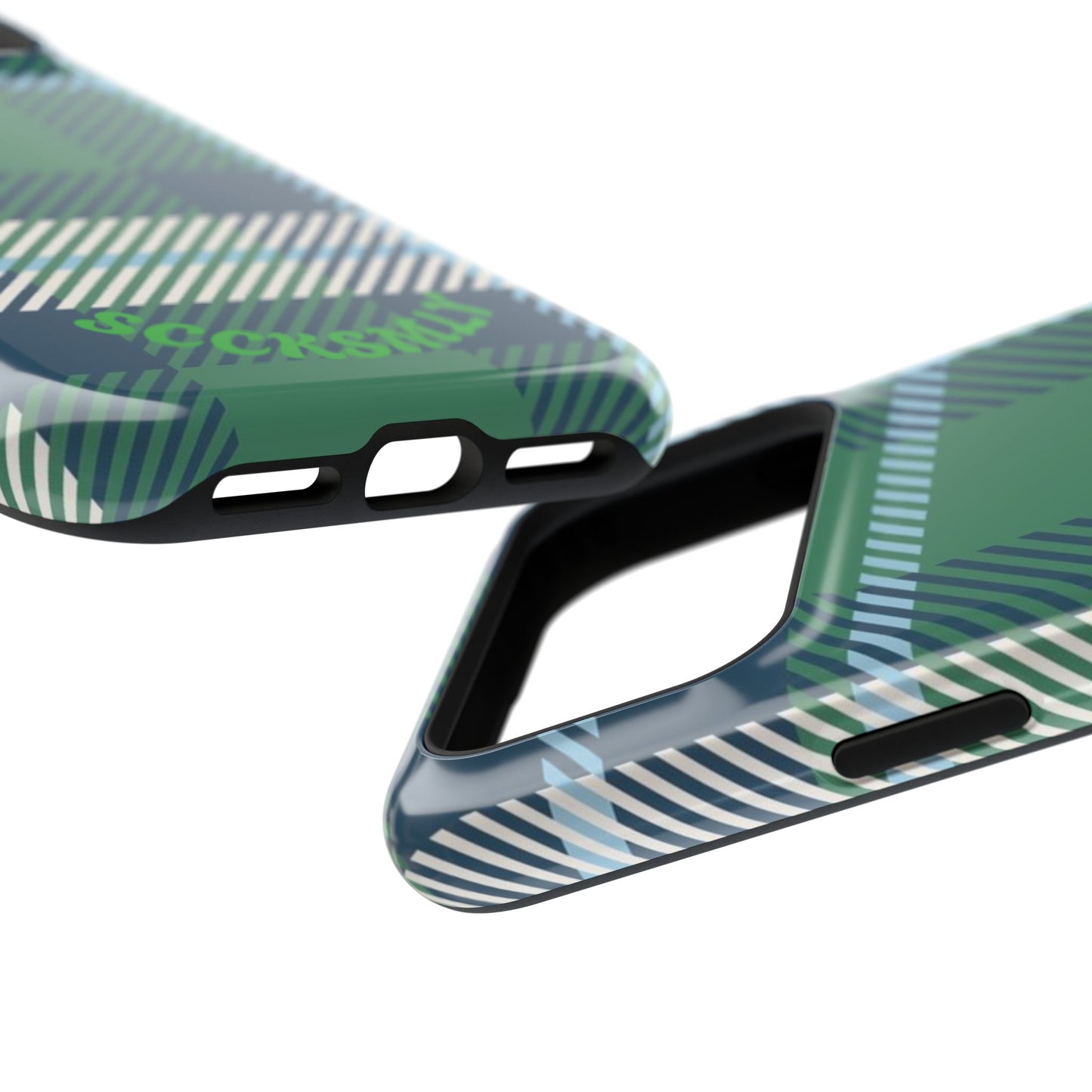 Earth and Sky Plaid Phone Case for Apple