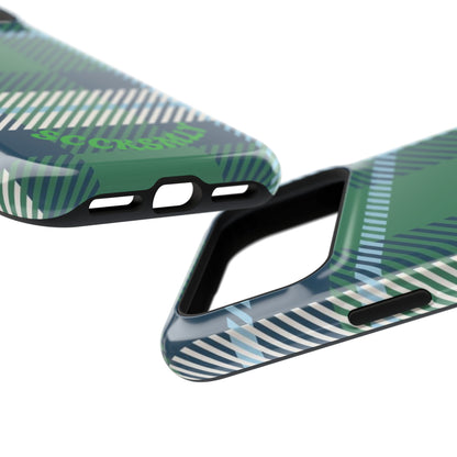 Earth and Sky Plaid Phone Case for Apple