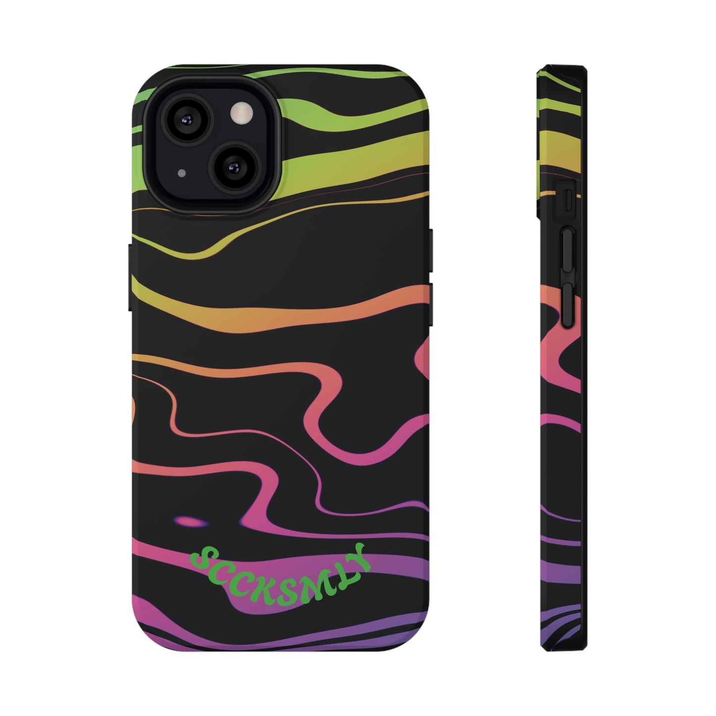 Dark Rainbow Phone Case for Apple