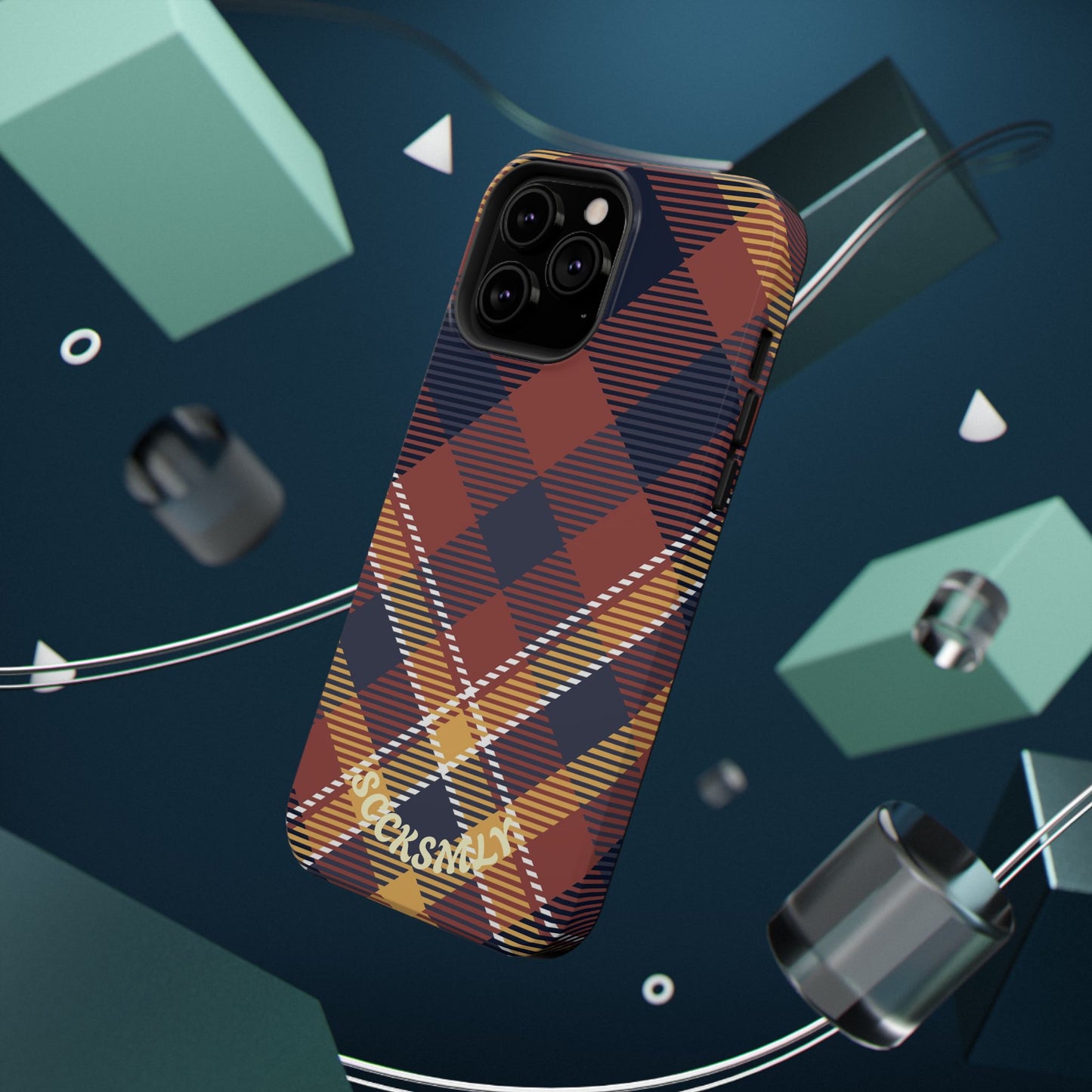 Harvest Tartan Phone Case for Apple