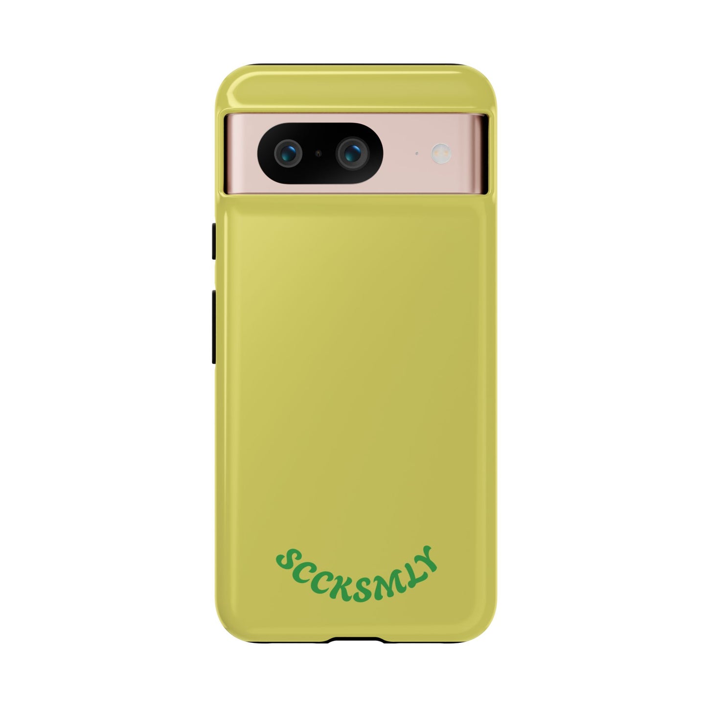 SOLID Lemon Pop Tough Case for Google Pixel