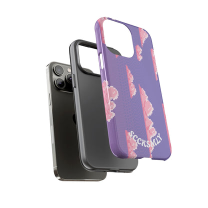Purple Cotton Candy Sky Tough Phone Case for Apple
