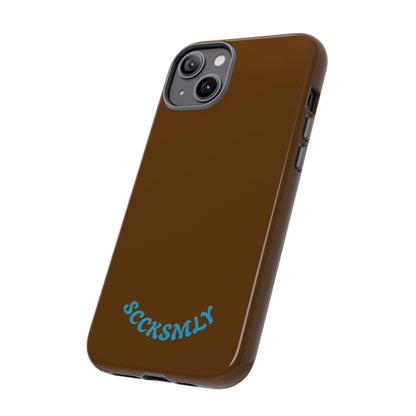 SOLID Chocolate Coco Tough Case for Apple