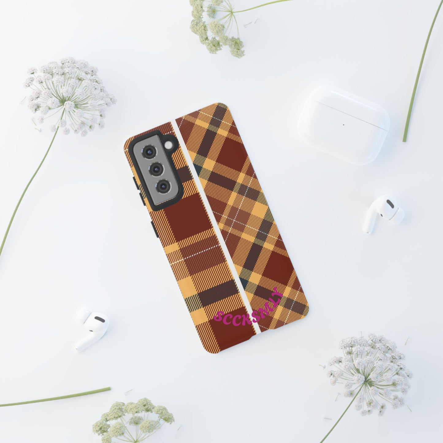 Autumn Plaid Phone Case for Samsung