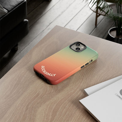 Warm Ombré Tough Phone Case for Apple