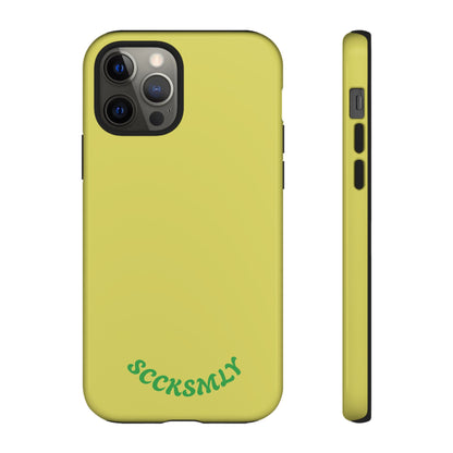 SOLID Lemon Pop Tough Case for Apple