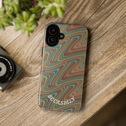 Earthly Waves Tough Phone Case for Apple