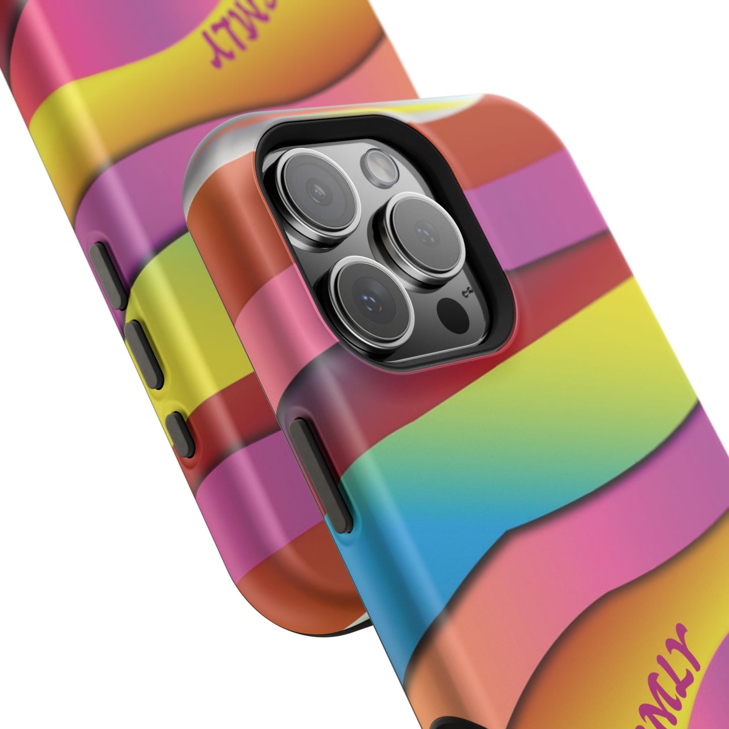 Modern Retro Rainbow Phone Case for Apple