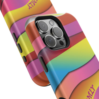 Modern Retro Rainbow Phone Case for Apple