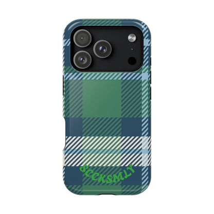 Earth and Sky Plaid Phone Case for Apple