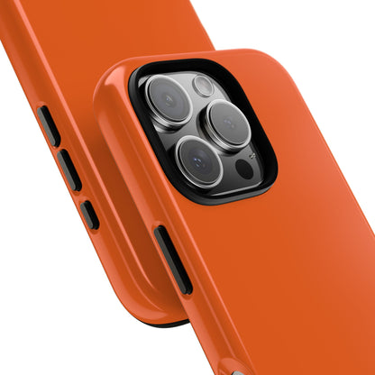 SOLID Tangerine Tough Case for Apple
