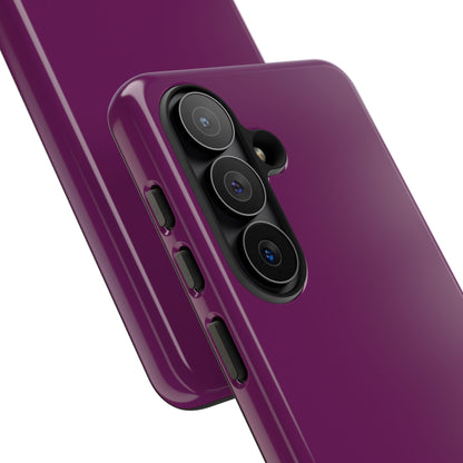 SOLID Amethyst Matte Tough Phone Case for Samsung