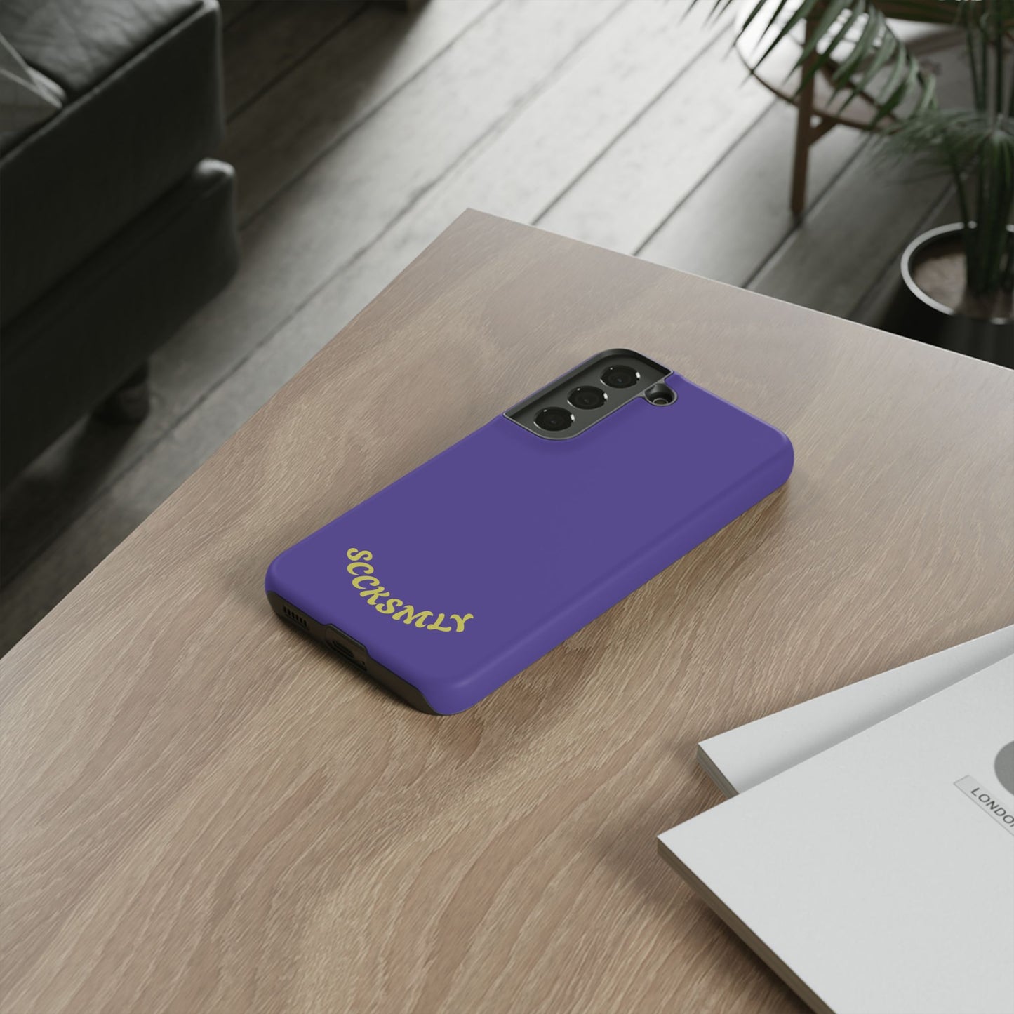 SOLID Dreamy Dusk Purple Tough Case for Samsung