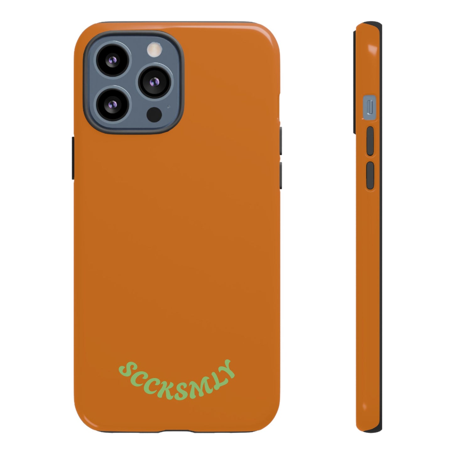 SOLID Terracotta Caoal Tough Case for Apple