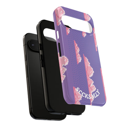 Purple Cotton Candy Sky Tough Phone Case for Google Pixel