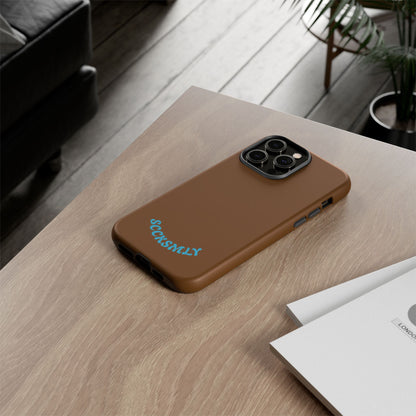 SOLID Chocolate Coco Tough Case for Apple