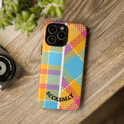 Pattern Punch Phone Case for Apple