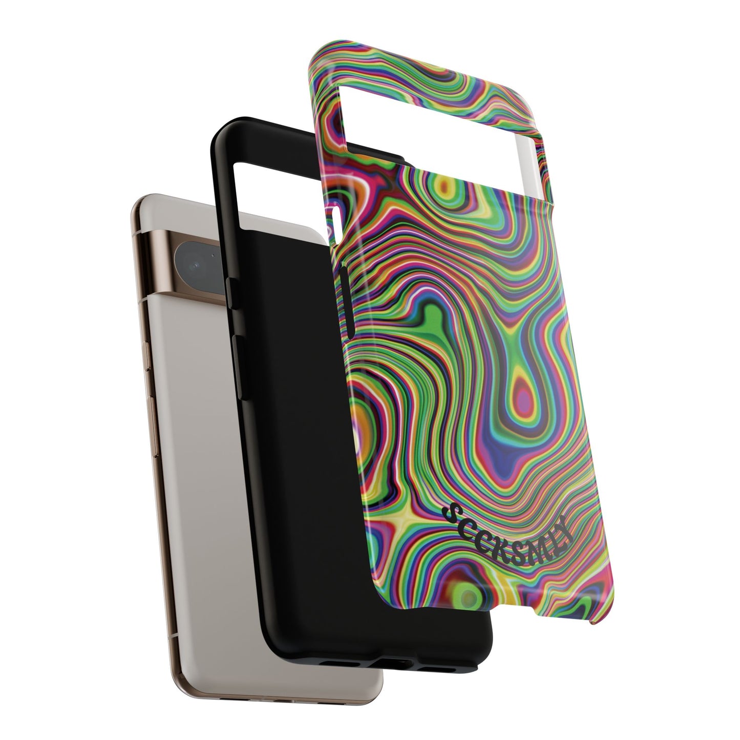 Acid Swirl Phone Case for Google Pixel