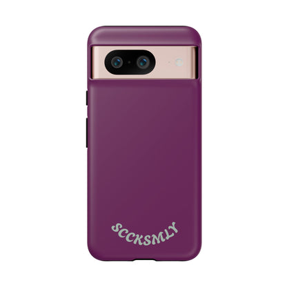SOLID Amethyst Matte Tough Phone Case for Google Pixel