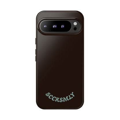 SOLID Espresso Mint Tough Phone Case for Google Pixel