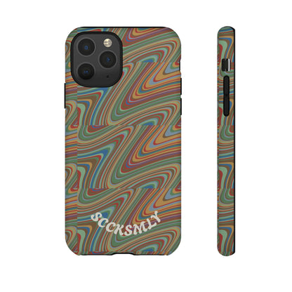 Earthly Waves Tough Phone Case for Apple