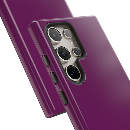 SOLID Amethyst Matte Tough Phone Case for Samsung
