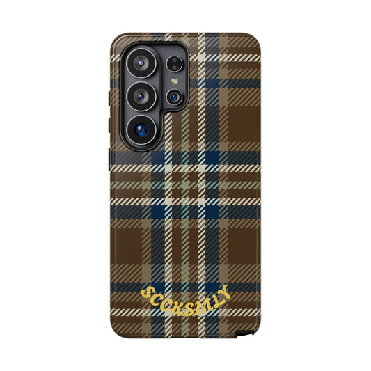 Earth and Sky Plaid Phone Case for Samsung