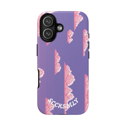 Purple Cotton Candy Sky Tough Phone Case for Apple