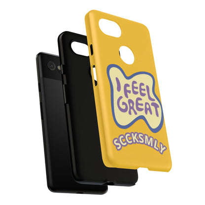 Yellow "I FEEL GREAT" Tough Phone Case for Google Pixel