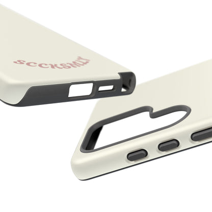 Sweet Oat Milk Tough Phone Case for Samsung