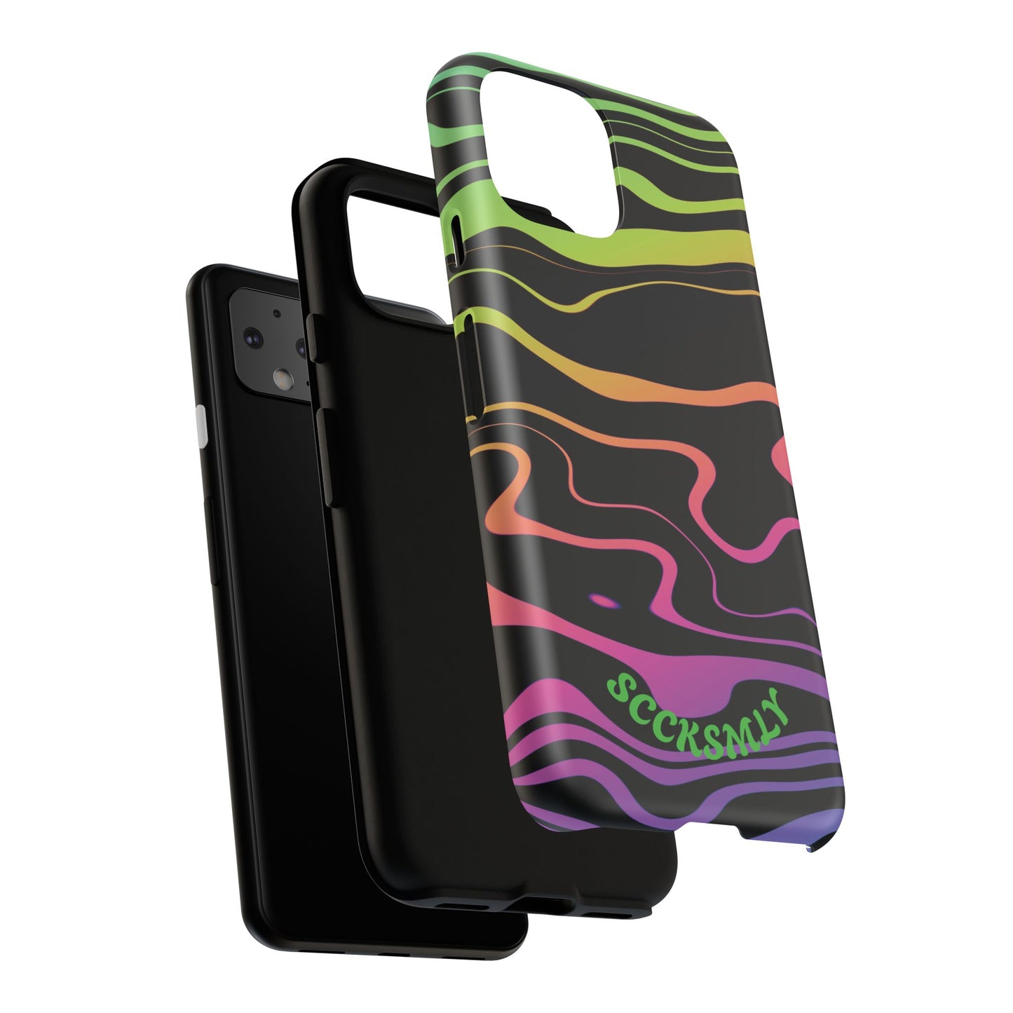 Dark Rainbow Phone Case For Google Pixel