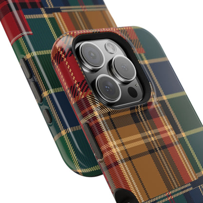 Heritage Hues Patchwork Tough Phone Case for Apple