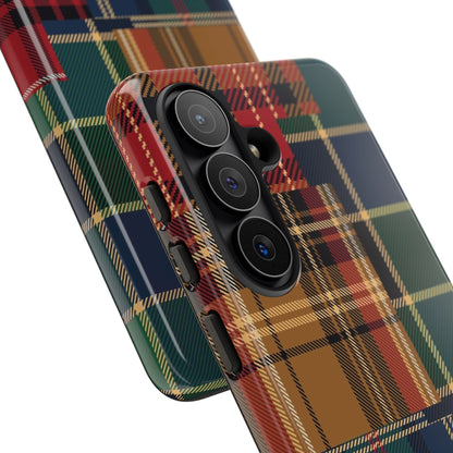 Heritage Hues Patchwork Tough Phone Case for Samsung