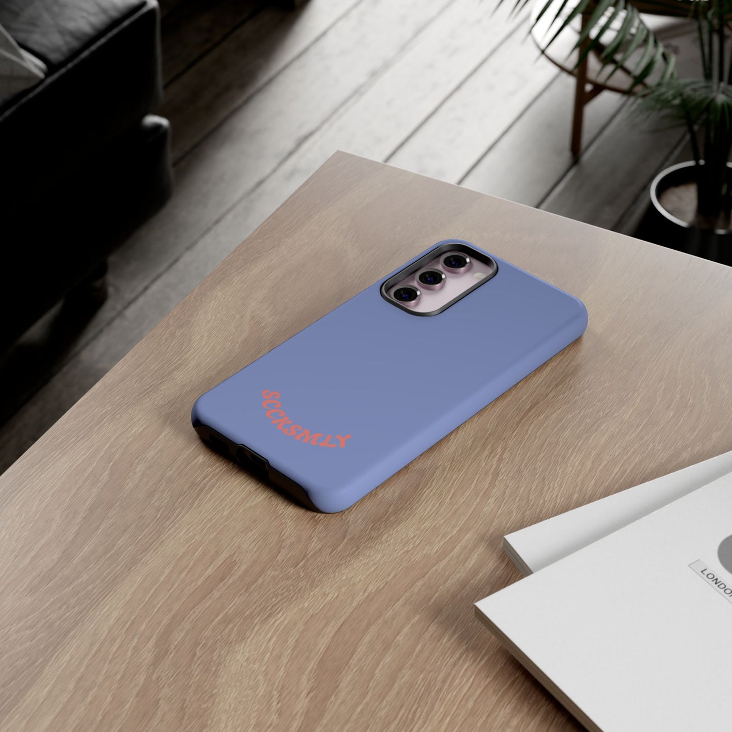Periwinkle Blue Tough Phone Case for Samsung