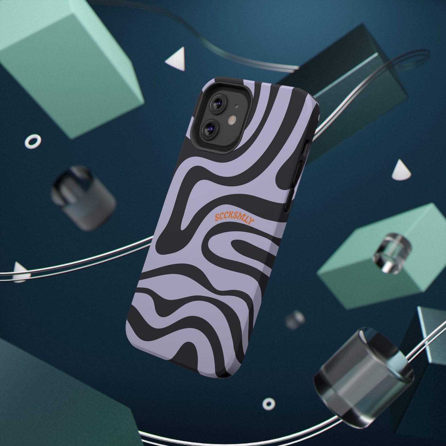 Purple Swirl Phone Case for Apple
