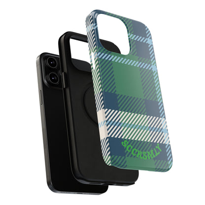 Earth and Sky Plaid Phone Case for Apple