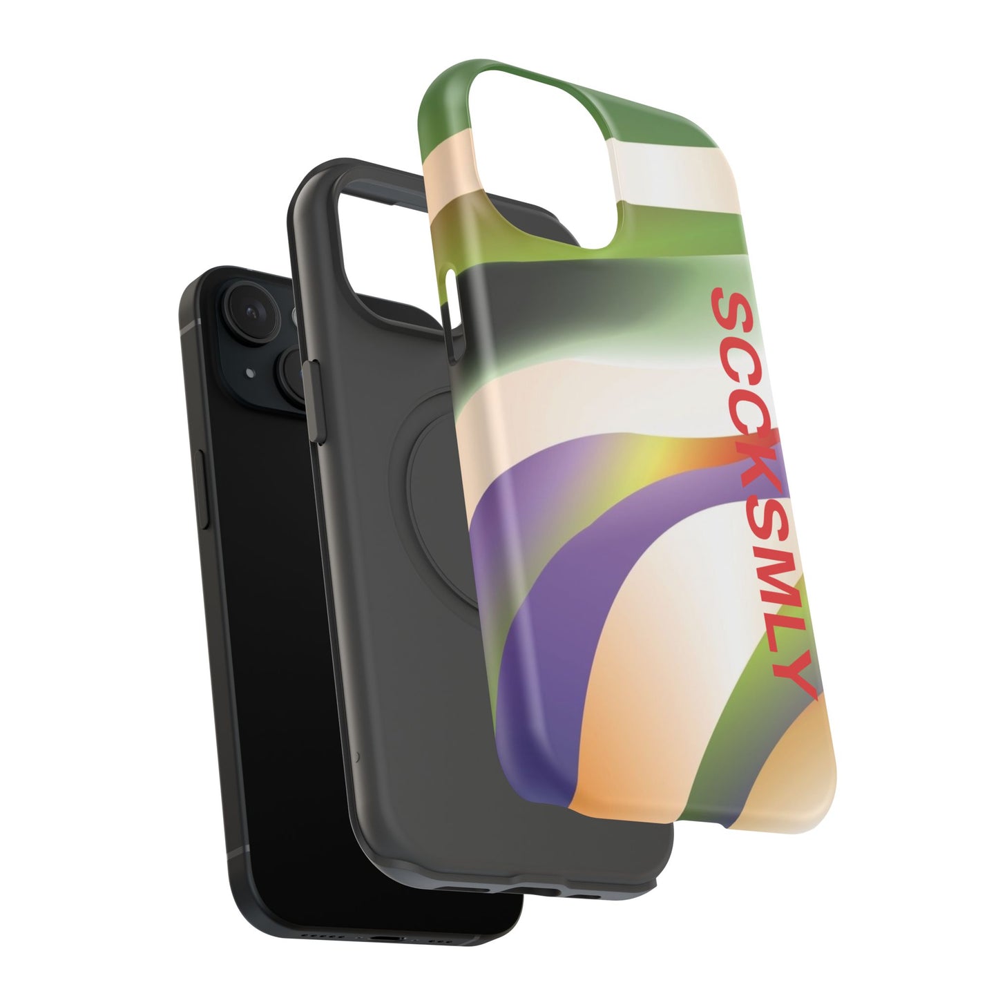 Green Waves Phone Case for "IOS or Apple"