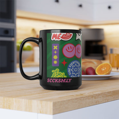 Mug Kahotic Pop 15 oz — Black