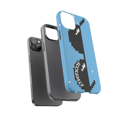 Pixel Glass Tough Phone Case for Apple