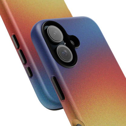 Faded Sunset Aura Tough Phone Case for Apple