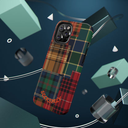 Heritage Hues Patchwork Tough Phone Case for Apple