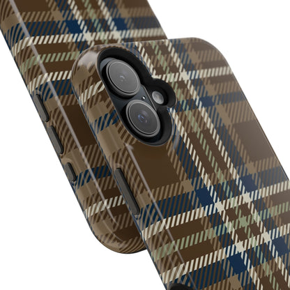 Earth and Sky Plaid Phone Case for Apple