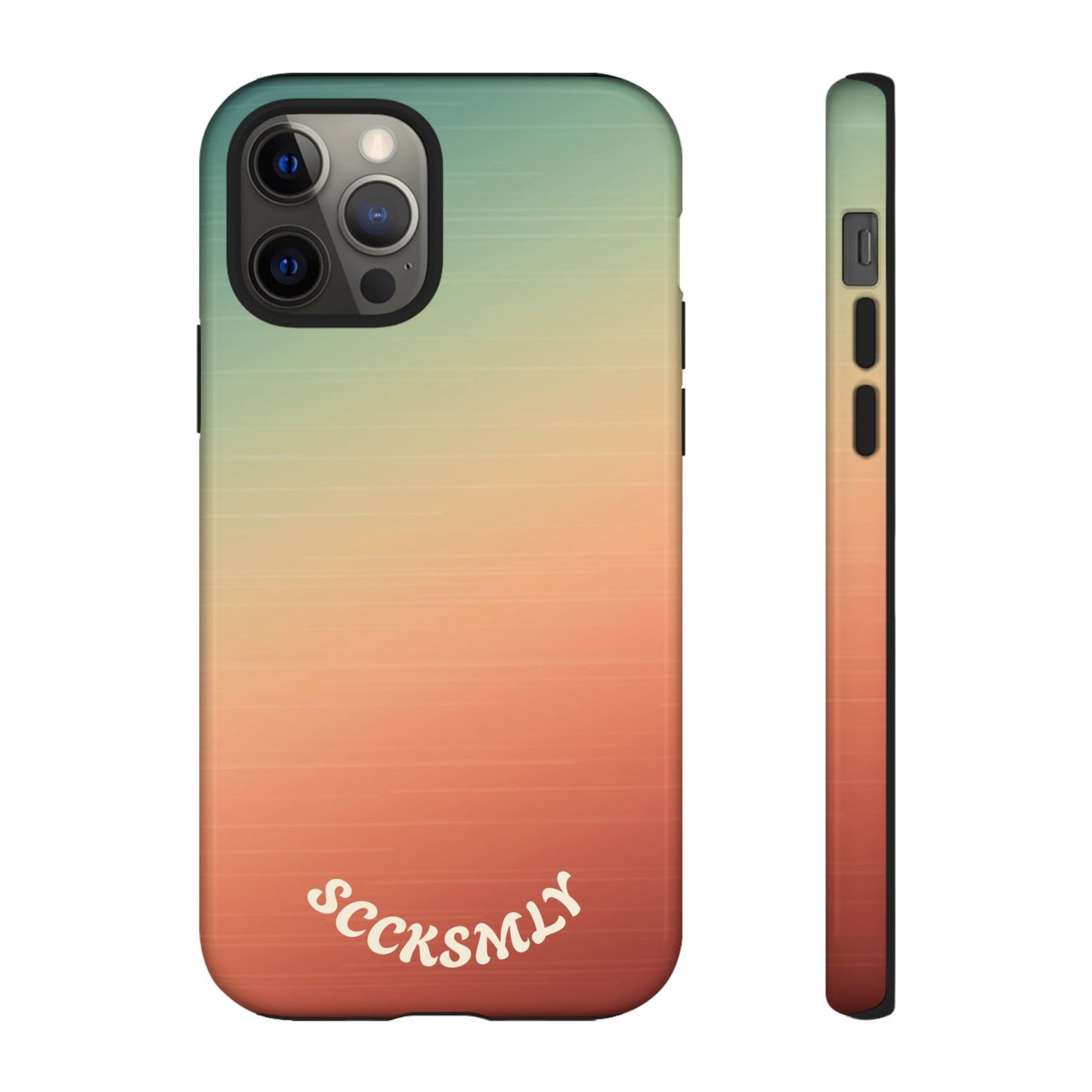 Warm Ombré Tough Phone Case for Apple