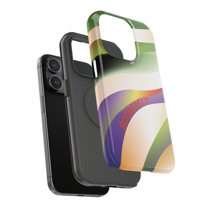 Green Waves Phone Case for Apple