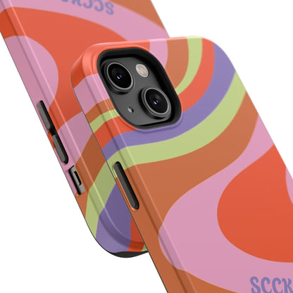Curvy Swirl Phone Case for Apple