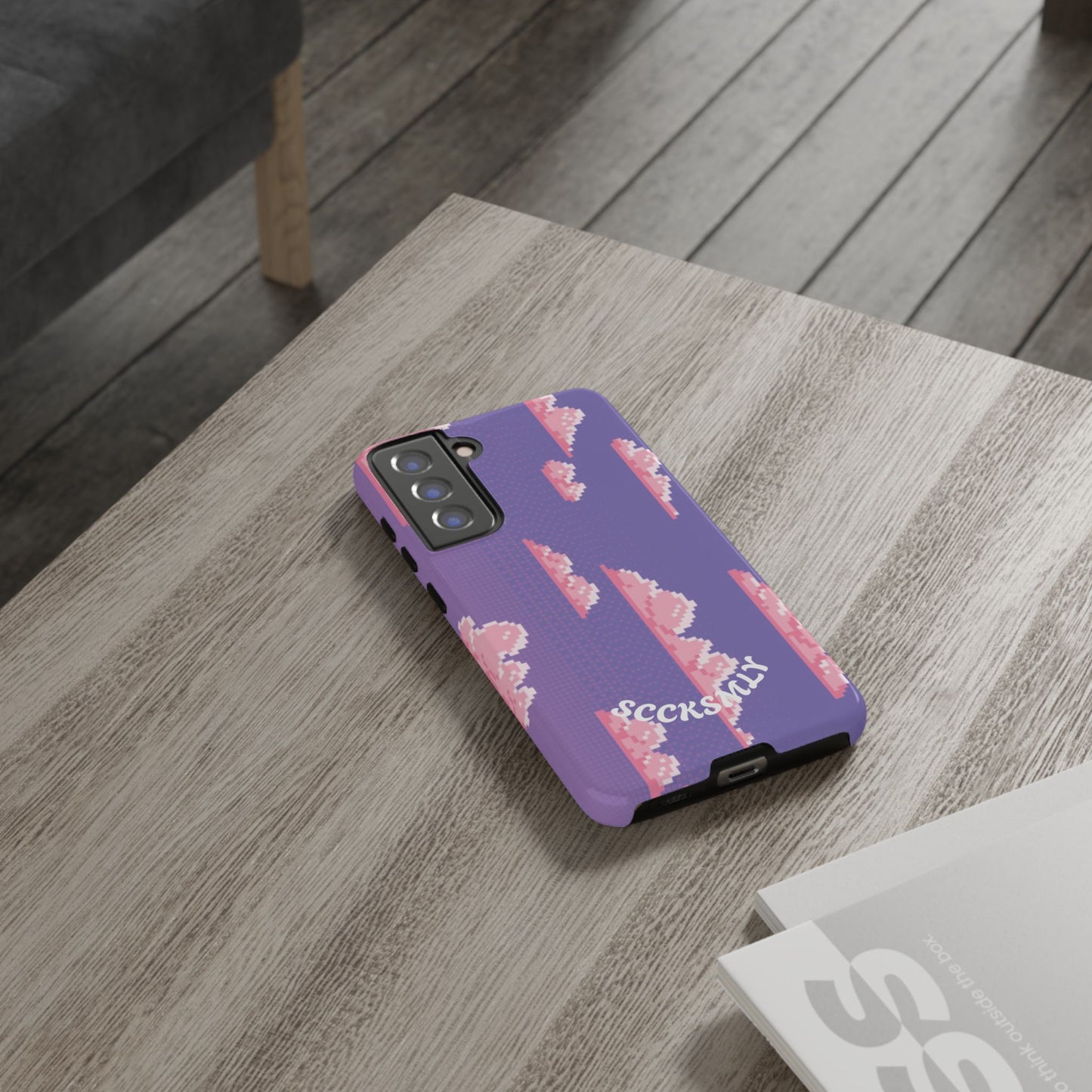 Purple Cotton Candy Sky Tough Phone Case for Samsung