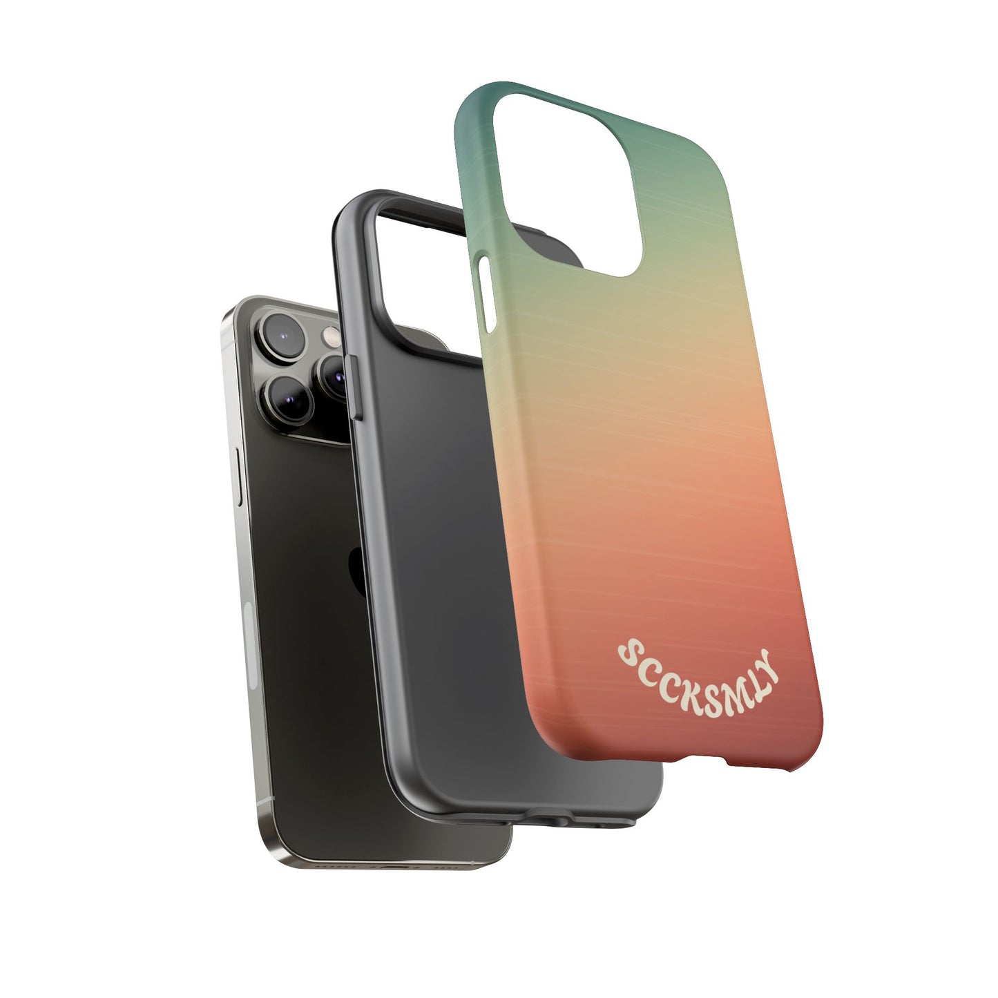 Warm Ombré Tough Phone Case for Apple